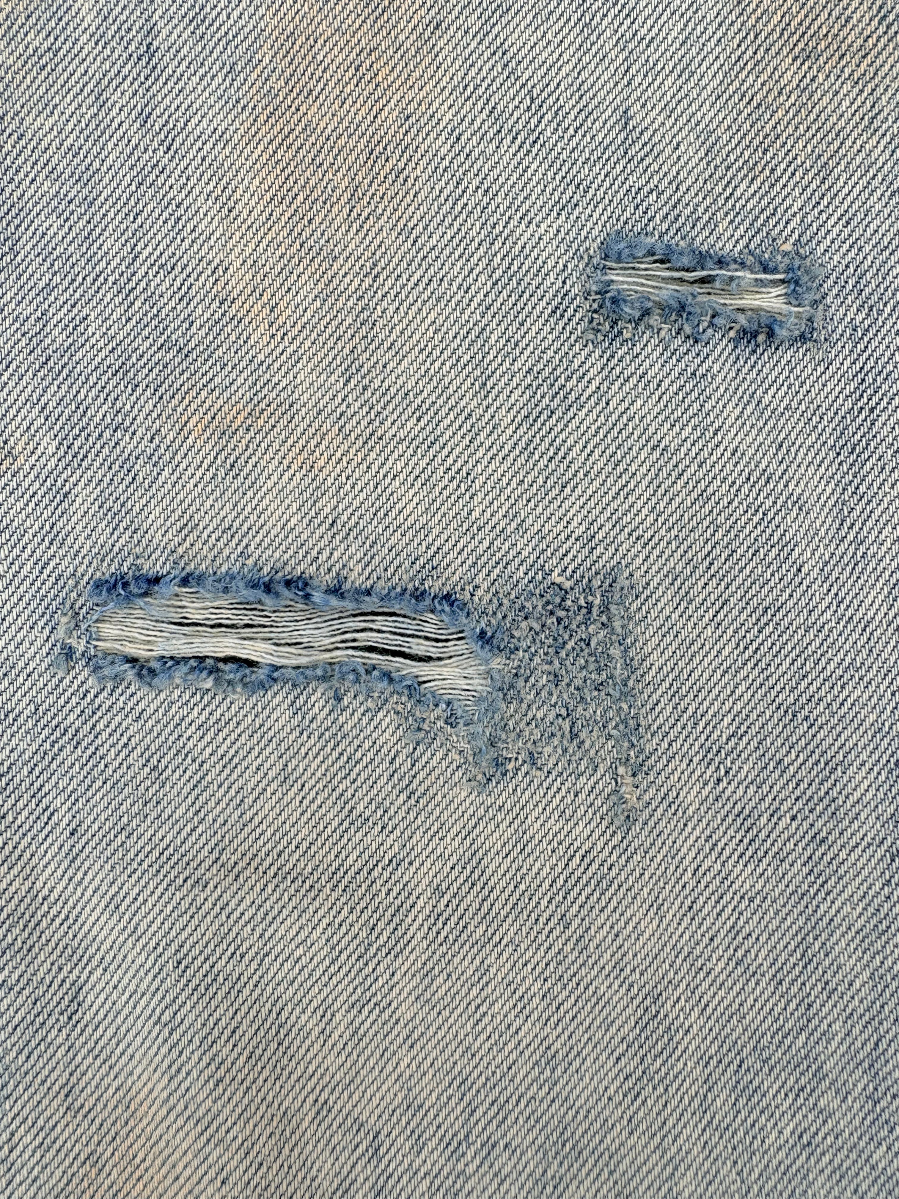 Redeemed Distressed Barrel Leg Jeans