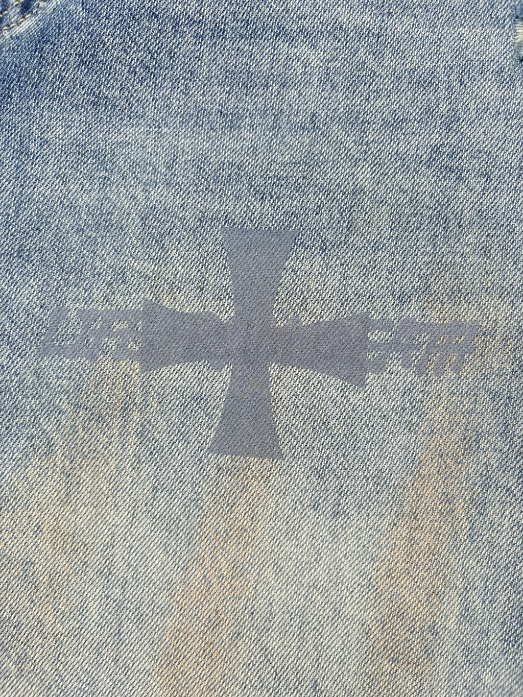 Redeemed Distressed Barrel Leg Jeans