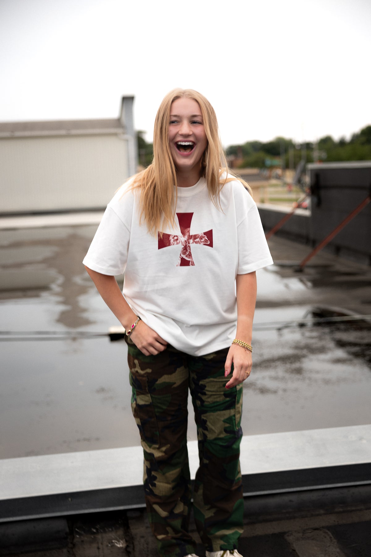 Redeemed LUKE 15:3-7 Graphic Cotton T-Shirt