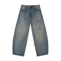 Redeemed Distressed Barrel Leg Jeans
