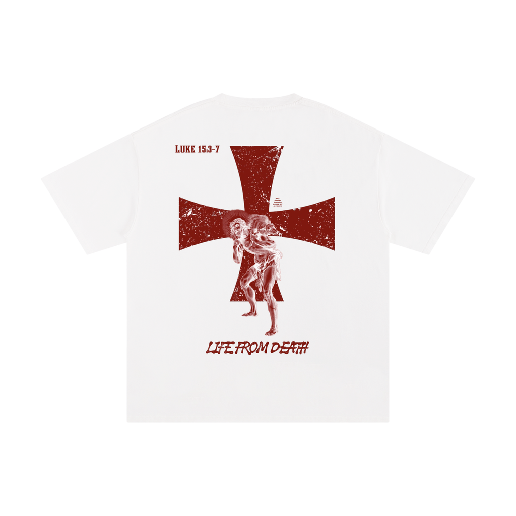 Redeemed LUKE 15:3-7 Graphic Cotton T-Shirt