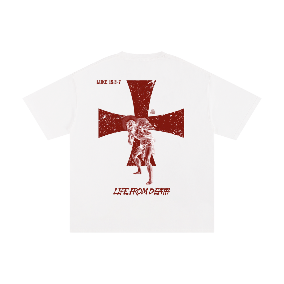 Redeemed LUKE 15:3-7 Graphic Cotton T-Shirt